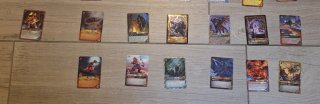 Caja de metal con 40 Cartas Fantasy Riders Panini