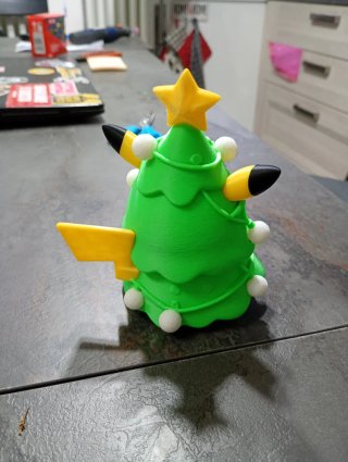 Pikachu Albero di Natale 3D
