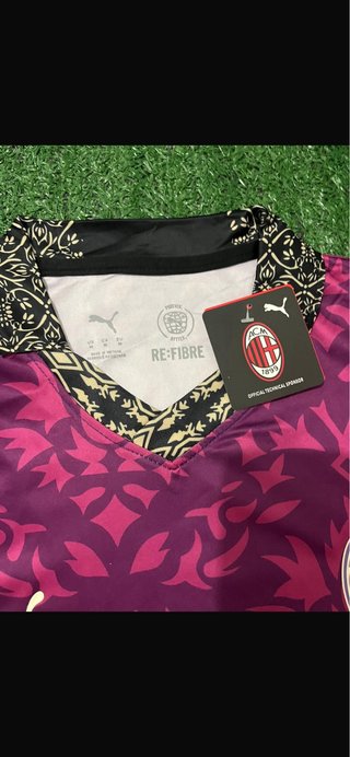 Camiseta AC Milan Rosa Tamanho M