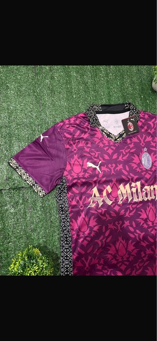 Camiseta AC Milan Rosa Tamanho M