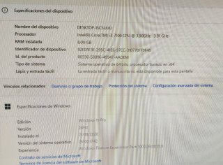Dell Vostro 3268 i3 7gen SSD 250GB 8GB RAM
