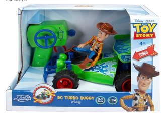 Coche RC Toy Story Woody Turbo Jada 1:24