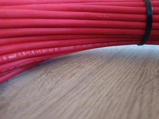 Cable Solar Prysmian 6mm² Rojo