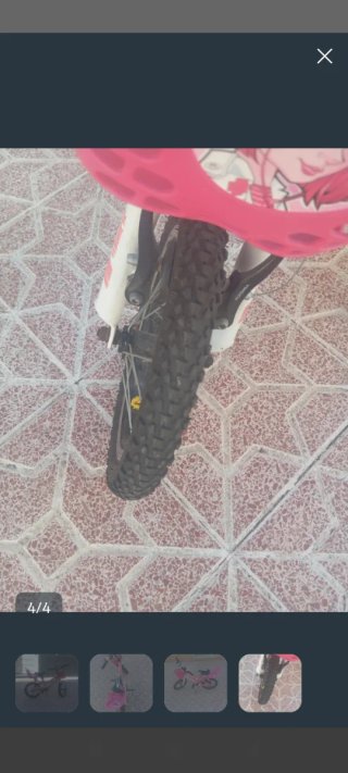 Bicicleta infantil rosa