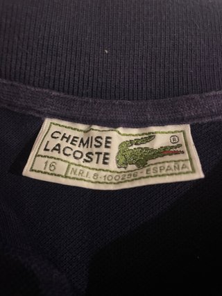 Camiseta Lacoste Azul Talla XL