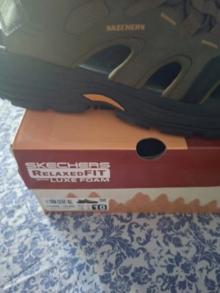 Sandalias Skechers Marrón/Verde Talla 43