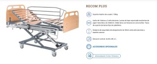 Cama Médica Articulada Eléctrica RECOM PLUS
