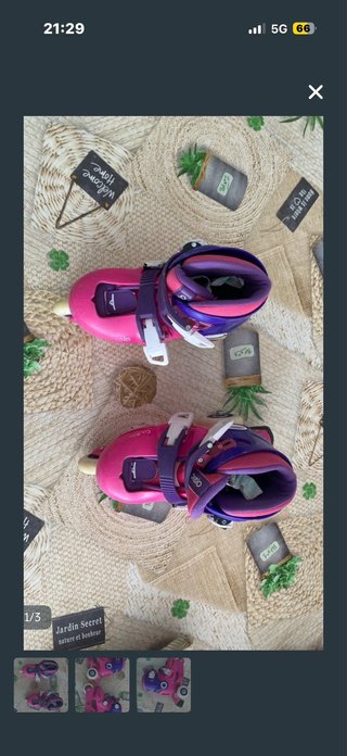 2 Pares Patines Talla 26-28 y 28-30 + rodrilleras