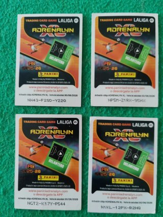 Lote Lamine Yamal Adrenalyn XL 25-26 Panini