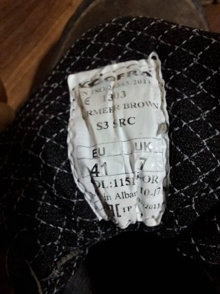 Zapatos de seguridad Cofra Vermeer Talla 40