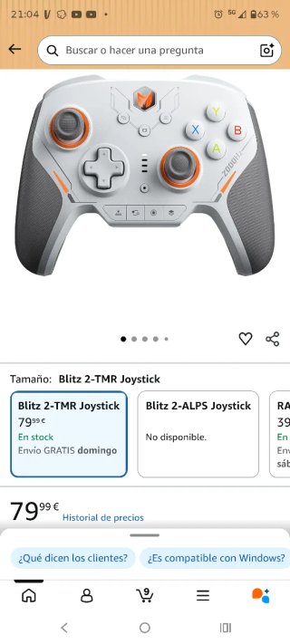 Mando BIGBIG WON BLITZ2 última oferta