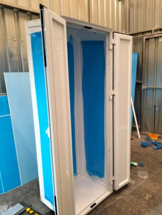 Armario aluminio para terraza Fabricación Propia