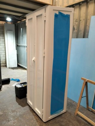 Armario aluminio para terraza Fabricación Propia