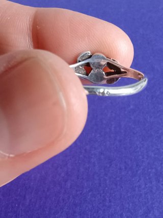 Anillo vintage de plata