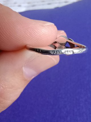 Anillo vintage de plata