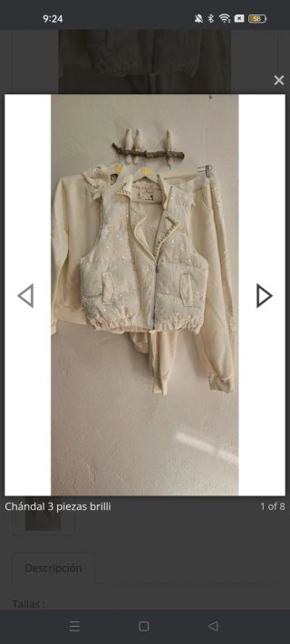 Chándal pedrería y lentejuelas