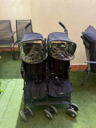 Silla gemelar McLaren azul