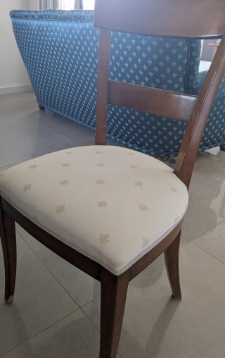 Tavolo pranzo noce e 6 sedie