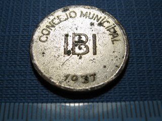 1 Peseta 1937 Municipal de IBI
