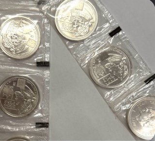 10 Monedas de Plata 2000 PTAS