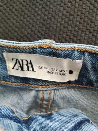 Zara Jeans Lavados Flare