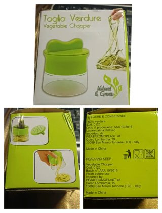 Set taglia verdure e pelatore avocado