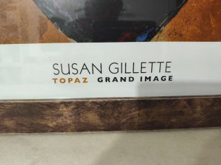 Lámina Susan Gillette Topaz enmarcada