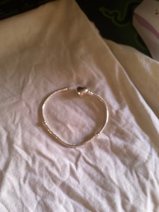 Pulsera Plata Corazón