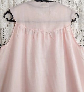 Camisa de dormir LILY 38 (L) rosa bordada