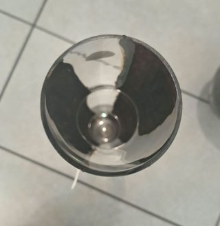 Vaso alto L'Arte del Vetro - Marrone/Argento
