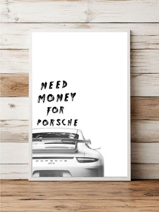 Quadro Decorativo Porsche GT3