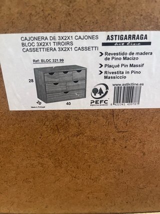 Organizador de madera