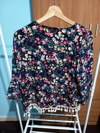 Cardigan EVAROSA floral talla única