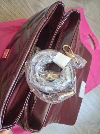 Bolso Acolchado Burdeos Blogger Nuevo
