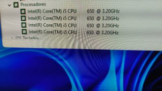 PC HP i5, 12GB RAM, 128GB SSD, 500GB HDD y Monitor