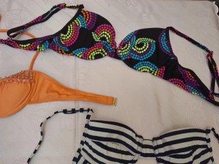 Lote 6 Sujetadores Bikinis Verano Vintage Y2K