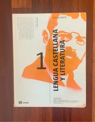 Libro Lengua castellana 1 Bachiller Casals
