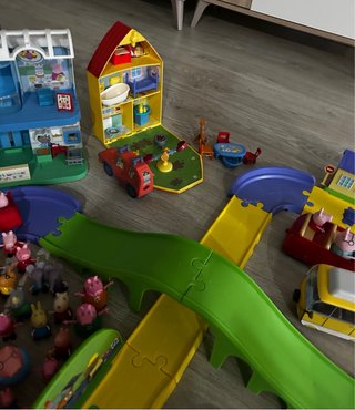 Lote Peppa Pig: Ciudad, Crucero, Casa y más