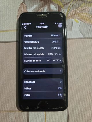 iPhone Se 2022 negro