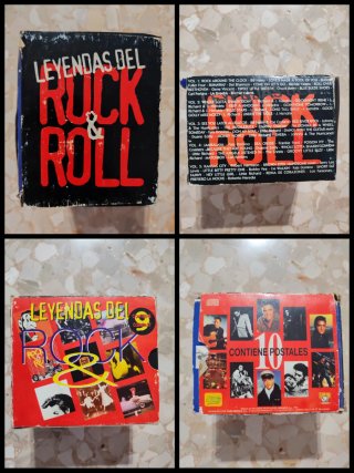 Colección Leyendas Rock & Roll 9 CDs + Postales