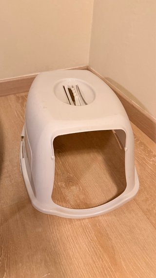 Box per lettiera per gatti senza porta