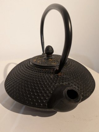 Tetera de hierro fundido estilo japonés