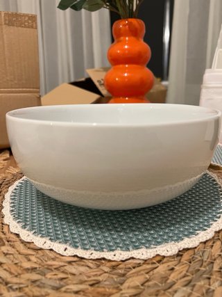 Vajilla Porcelana Blanca 20 piezas