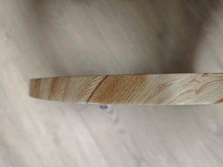 Plafón (lampara) LED redondo madera