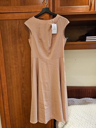 Vestido midi de lunares / Estilo vintage - Nuevo