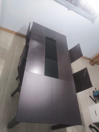 Mesa comedor extensible madera maciza