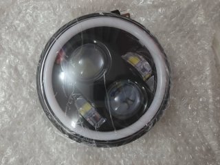 Foco LED Moto Redondo 7 pulgadas