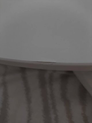 Mesa redonda IKEA blanca madera