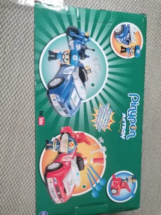 Pinypon Action Policía Coche y Moto