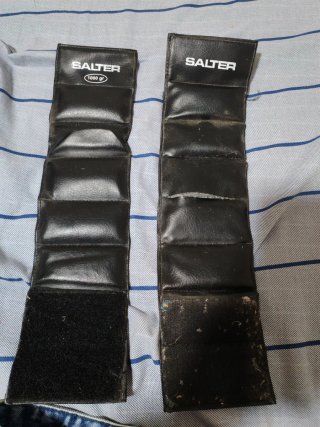 Salter Tobilleras/Muñequeras 1kg (Par)